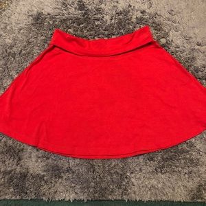 Mini flare skirt